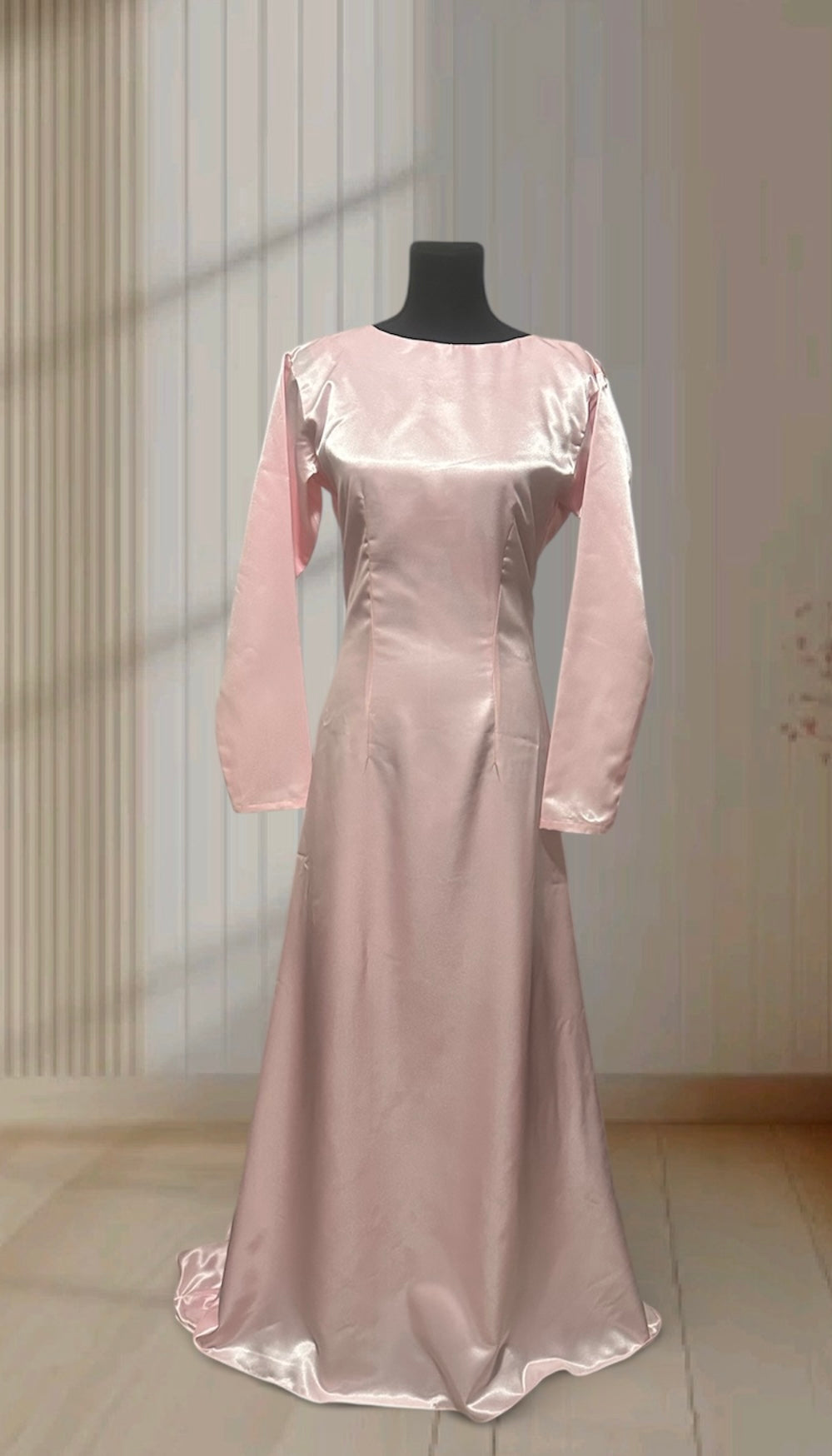 Blush Elegance Cape Dress ✨