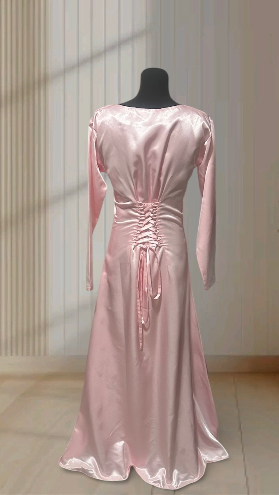 Blush Elegance Cape Dress ✨